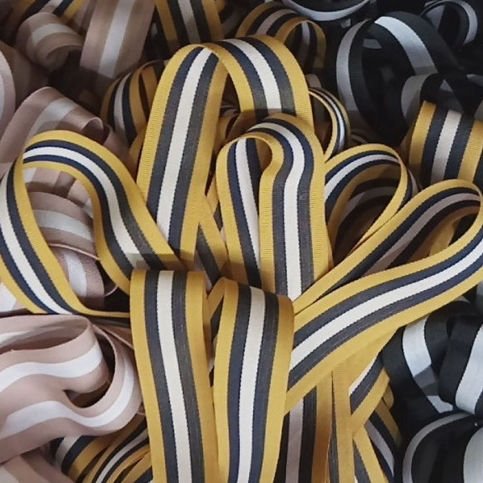 Fita de poliester  listrada Texfitas